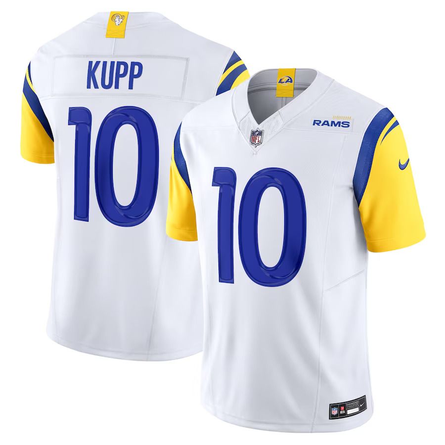 Men Los Angeles Rams #10 Cooper Kupp Nike White Vapor F.U.S.E. Limited NFL Jersey